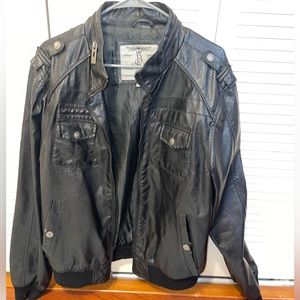 COPY - Men’s faux leather bomber jacket